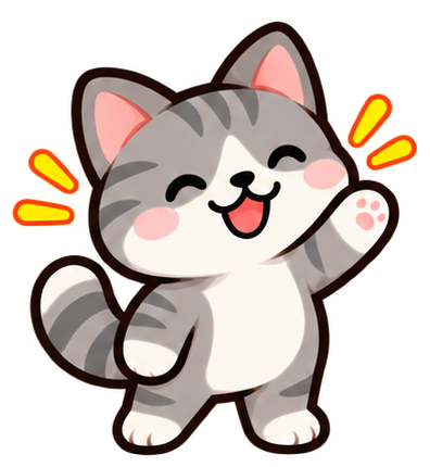 Cat, included in the free app